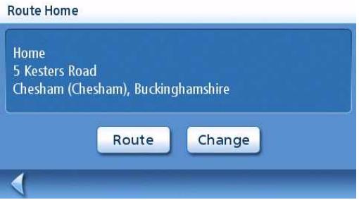 MAGELLAN MAESTRO 4245 - Creating a Route to the Home Address - 2