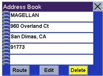 MAGELLAN ROADMATE 300R - Chapter 8: Selecting Destinations - 3