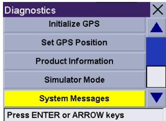 MAGELLAN ROADMATE 300R - System Messages - 1
