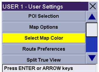 MAGELLAN ROADMATE 300R - Select Map Color - 1