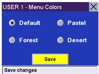 MAGELLAN ROADMATE 300R - Menu Colors - 5