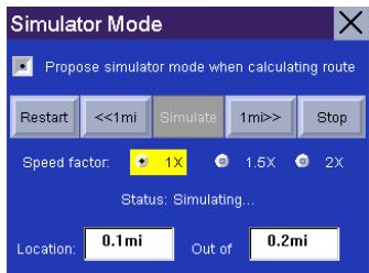 MAGELLAN ROADMATE 300R - Simulator Mode - 6