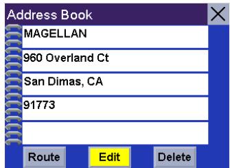 MAGELLAN ROADMATE 300R - Edit - Select Edit. - 5