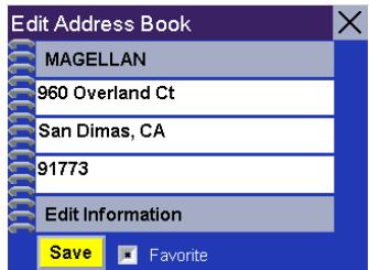 MAGELLAN ROADMATE 300R - Chapter 8: Selecting Destinations - 2