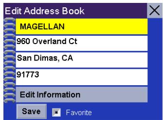 MAGELLAN ROADMATE 300R - Edit - Select Edit. - 6