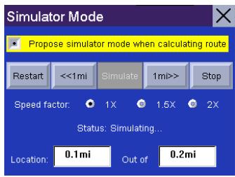 MAGELLAN ROADMATE 300R - Simulator Mode - 3