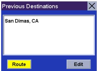 MAGELLAN ROADMATE 300R - Chapter 8: Selecting Destinations - 2