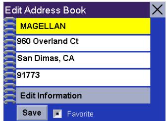 MAGELLAN ROADMATE 300R - Chapter 8: Selecting Destinations - 1