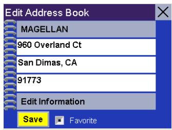 MAGELLAN ROADMATE 300R - Chapter 8: Selecting Destinations - 3