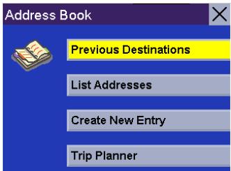 MAGELLAN ROADMATE 300R - Saving a Previous Destination to your Address Book - 1