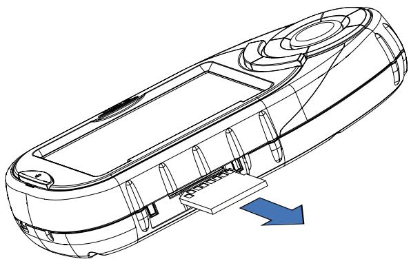 MAGELLAN ROADMATE 300R - To remove the SD card: - 1