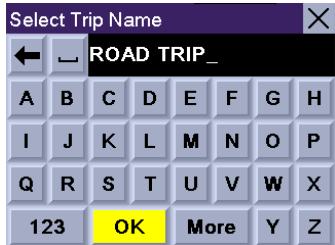 MAGELLAN ROADMATE 300R - Saving the Current Trip Report - 2