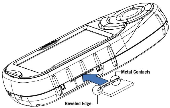 MAGELLAN ROADMATE 300R - To Insert the SD Card: - 1