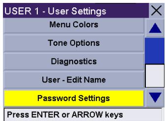 MAGELLAN ROADMATE 300R - Password Settings - 1