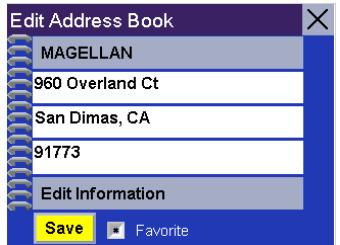 MAGELLAN ROADMATE 300R - Chapter 8: Selecting Destinations - 1