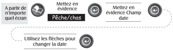MAGELLAN SPORTRAK COLOR - Écran des horaires de pêche/chasse - 5