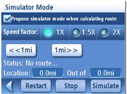 MAGELLAN MAESTRO 3250 - Using the Simulator - 2