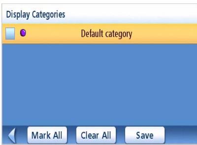 MAGELLAN MAESTRO 3250 - Selecting Categories for Display on the Map - 2