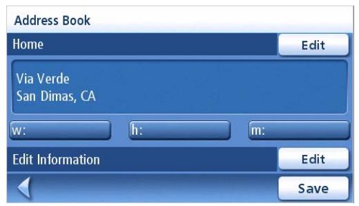 MAGELLAN MAESTRO 4210 - Changing the Home Address - 2
