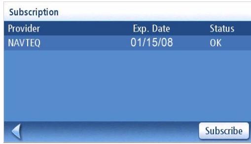 MAGELLAN MAESTRO 4250 - Activating the Free Subscription - 1