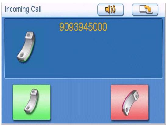 MAGELLAN MAESTRO 4250 - Answering an Incoming Call - 4