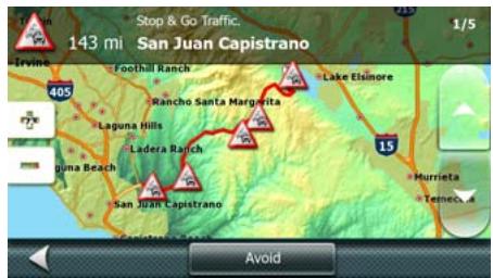 MAGELLAN MAESTRO 4350 - List of Traffic Events - 3