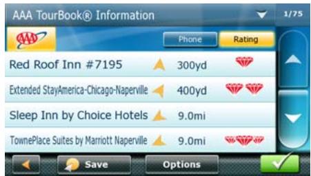 MAGELLAN MAESTRO 4350 - Creating a Route to a special POI (AAA data) - 7