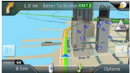MAGELLAN MAESTRO 4350 - Viewing Map and License Information - 3