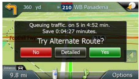 MAGELLAN MAESTRO 4350 - Traffic Events in Route Calculation - 1