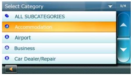 MAGELLAN MAESTRO 4350 - Creating a Route to a POI by Category - 4