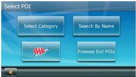 MAGELLAN MAESTRO 4350 - Creating a Route to a special POI (AAA data) - 3