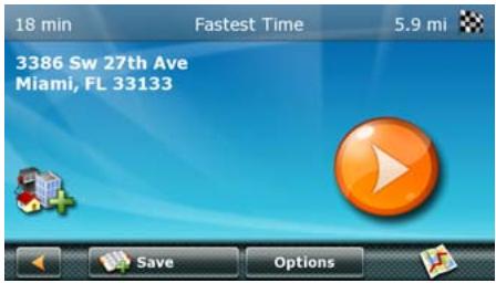 MAGELLAN MAESTRO 4350 - Routing to a Panned Position - 4