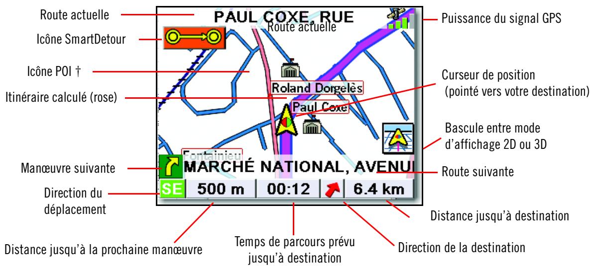 MAGELLAN ROADMATE 3000T - Écran carte - 1