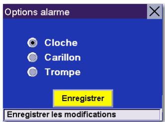 MAGELLAN ROADMATE 3000T - Options alarme - 1