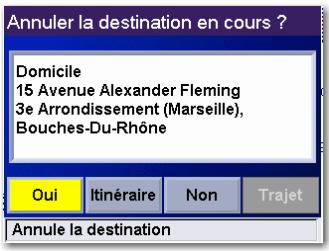 MAGELLAN ROADMATE 3000T - Annuler un itinéraire calculé - 1