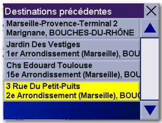 MAGELLAN ROADMATE 3000T - Destinations précédentes - 1