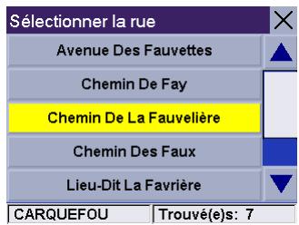 MAGELLAN ROADMATE 3000T - Chapitre 7: sélectionner des destinations - 2