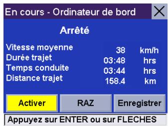 MAGELLAN ROADMATE 3000T - Enregistrer le carnet de voyage en cours - 1