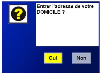 MAGELLAN ROADMATE 3000T - Entrer votre adresse personnelle et calculer un itinéraire vers votre domicile - 1