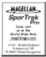 MAGELLAN SPORTRAK MAP - Power / Backlight / Contrast - 2