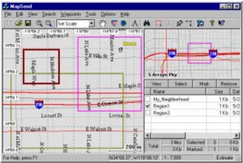MAGELLAN SPORTRAK MAP - MapSend Streets - 1