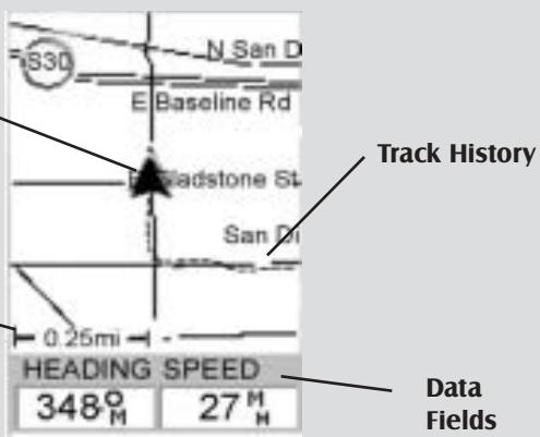 MAGELLAN SPORTRAK MAP - Map Screen - 1