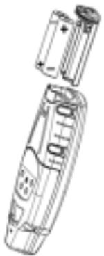 MAGELLAN SPORTRAK MAP - Installing the Batteries - 1