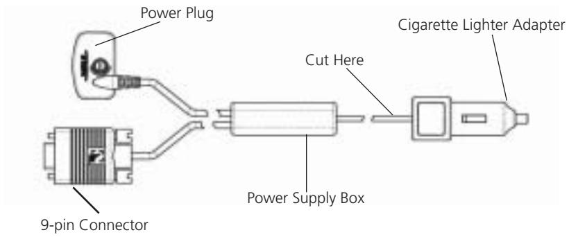 MAGELLAN SPORTRAK MAP - Connecting to an External Power Source - 1