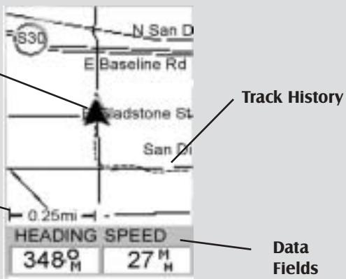 MAGELLAN SPORTRAK PRO - Map Screen - 1