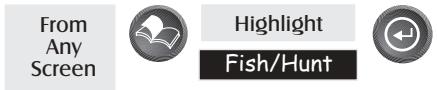 MAGELLAN SPORTRAK PRO - Fish/Hunt Times Display - 1