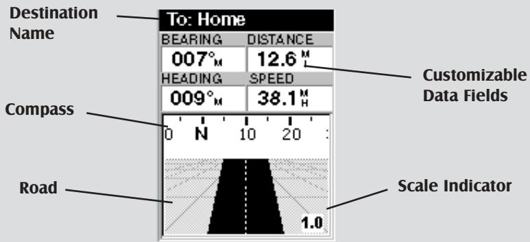 MAGELLAN SPORTRAK PRO - Road Screen - 1