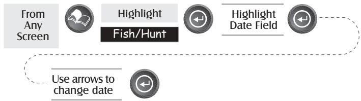 MAGELLAN SPORTRAK PRO - Fish/Hunt Times Display - 2