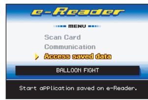 NINTENDO E-READER - Using e-Reader Cards - 2
