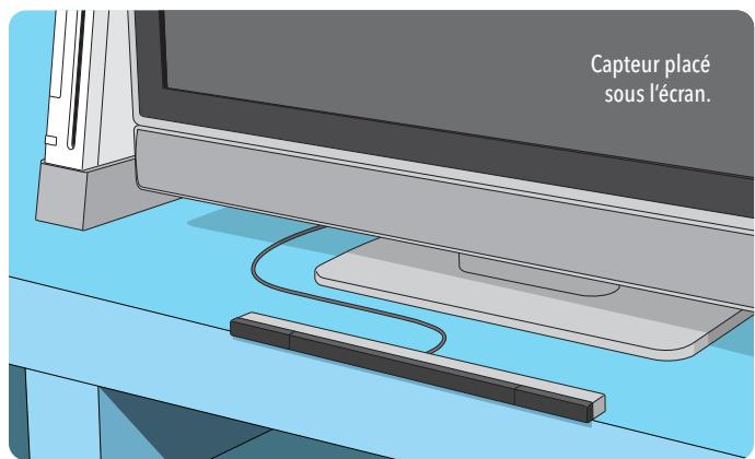 NINTENDO WII - Installation du capteur - 3